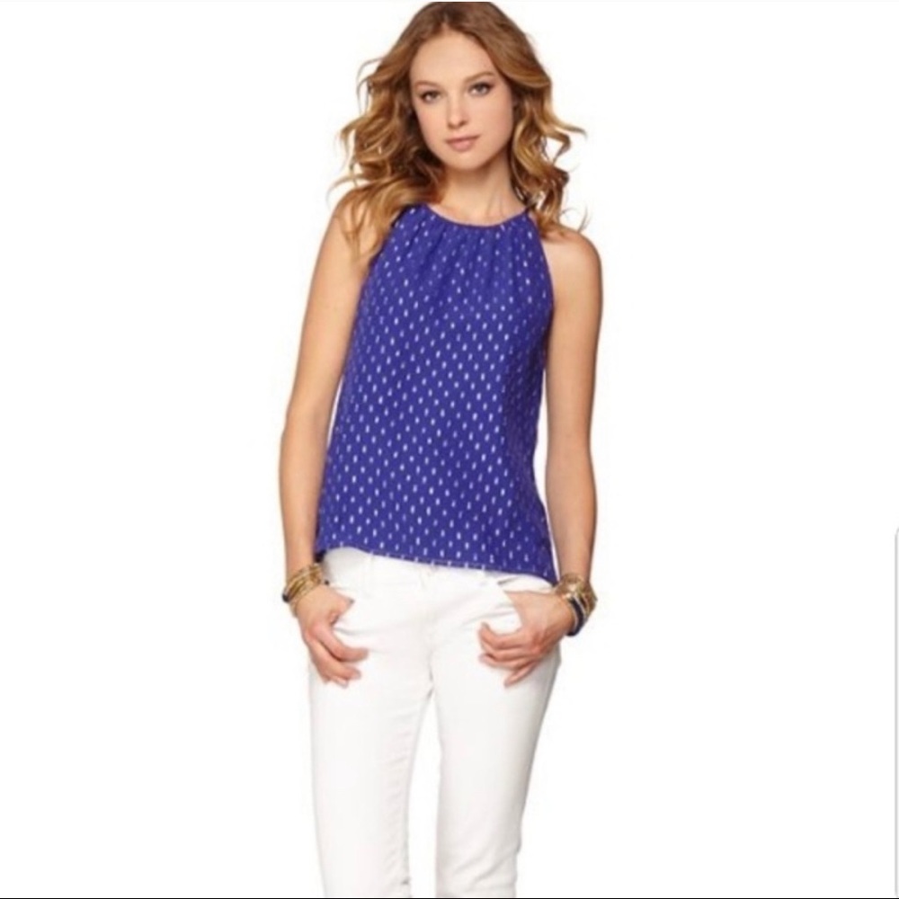 Lilly Pulitzer Skylar Silk Top XS